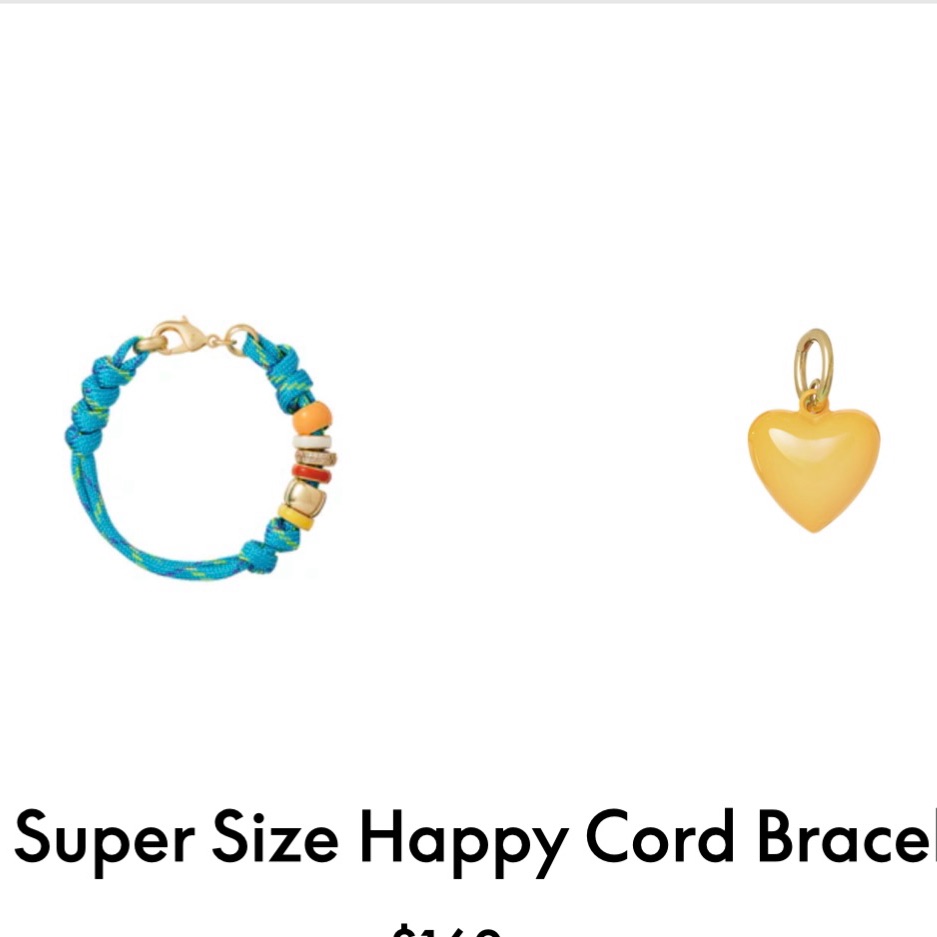 Roxanne Assoulin The Super Size Happy Cord Bracelet 100$